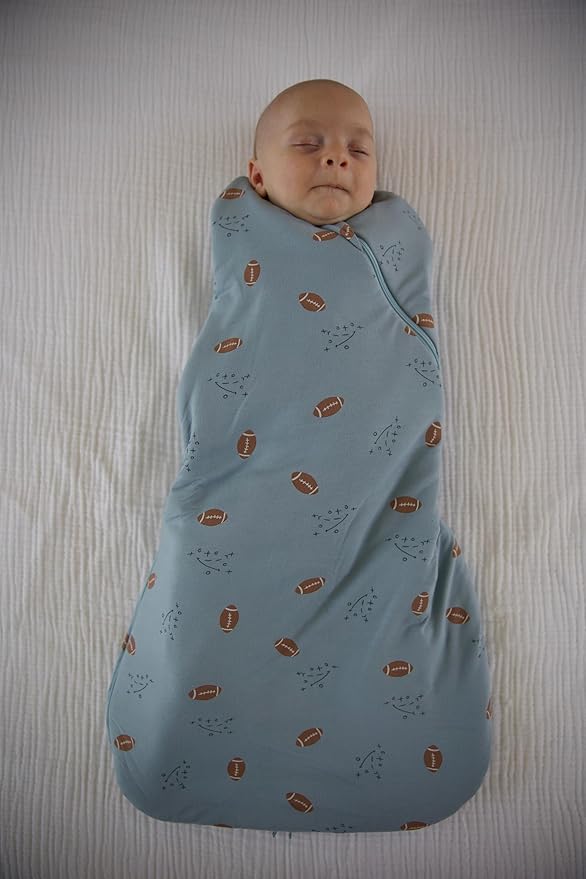 GUNAMUNA Swaddle Sleep Sack for Babies Infants and Toddlers, Easy Diaper Changes, 1.0 TOG, 0-3 Months