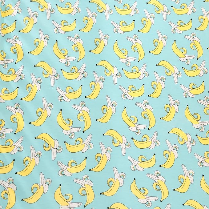 Little Sleepies Baby Crib Sheets, Buttery Soft Viscose from Bamboo Crib Sheets for Boys & Girls, Toddler Bed Sheet, Standard Crib Mattress Sheet, Super Stretchy & Elasticized (Bananas)