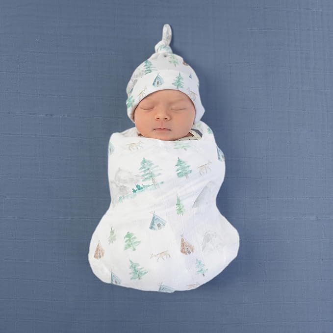 SwaddleDesigns Softest Cotton Muslin Fitted Crib Sheet, Toddler Sheet for Boys & Girls, Fits Standard Crib Mattress (28 x 52 inches), Denim