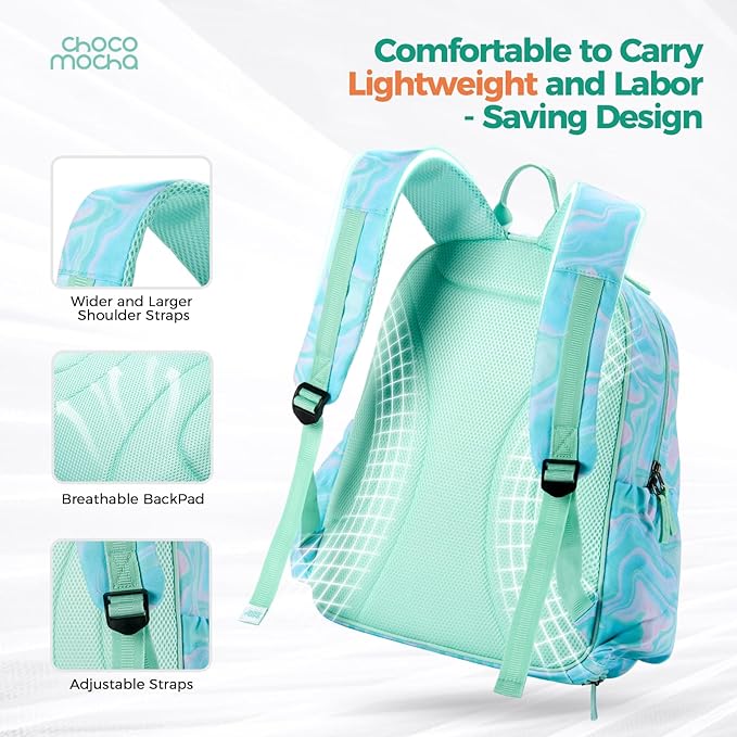 Choco Mocha Kids Tennis Bag Kids Tennis Backpack Youth & Junior Tennis Bag 16 Inch