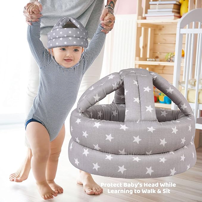 Baby Helmet for Crawling Walking Soft Cushion No Bumps