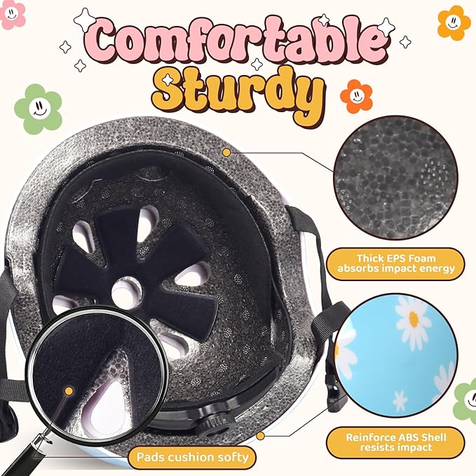 Toddler Kids Bike Helmet,Adjustable for Child Boys Girls,Multi-Sport & Ventilation for Bicycle Scooter Skateboard Skate