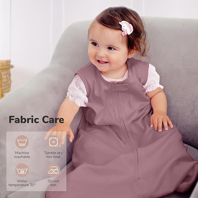 Mama Cheetah Baby Sleep Sack 0.5 TOG, Organic Cotton Baby Wearable Blanket with Two-Way Zipper, Swaddle Transition Baby Sleeping Bag for Newborn Infant Toddler Boy Girl, 0-6 Month