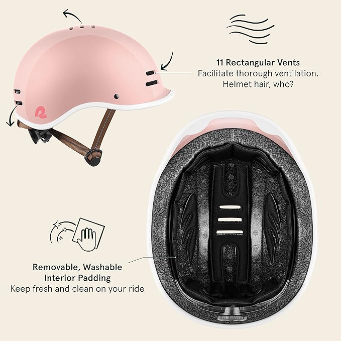 Retrospec Remi Kids Bike Helmet with Built-in Sun Visor - Adjustable Youth Safety Gear for Cycling, Skating & Scooters - 11 Air Vents, Washable Padding & Reflective Straps