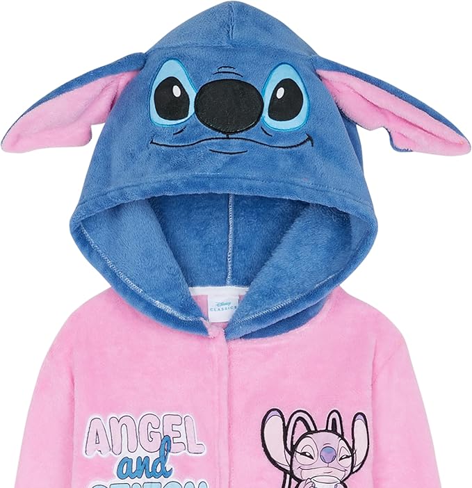 Get Trend Fleece Bathrobe for Girls, Teens, Dressing Gown, Soft Hooded Robe, Cozy Loungewear, Sleepwear Gifts for Girls