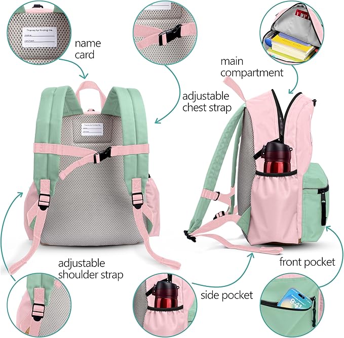 Preschool Toddler Backpack For Boys Girls, School Mini & Travel, Small Kids Child Backpacks, Kindergarten Elementary bag, 11.6" H