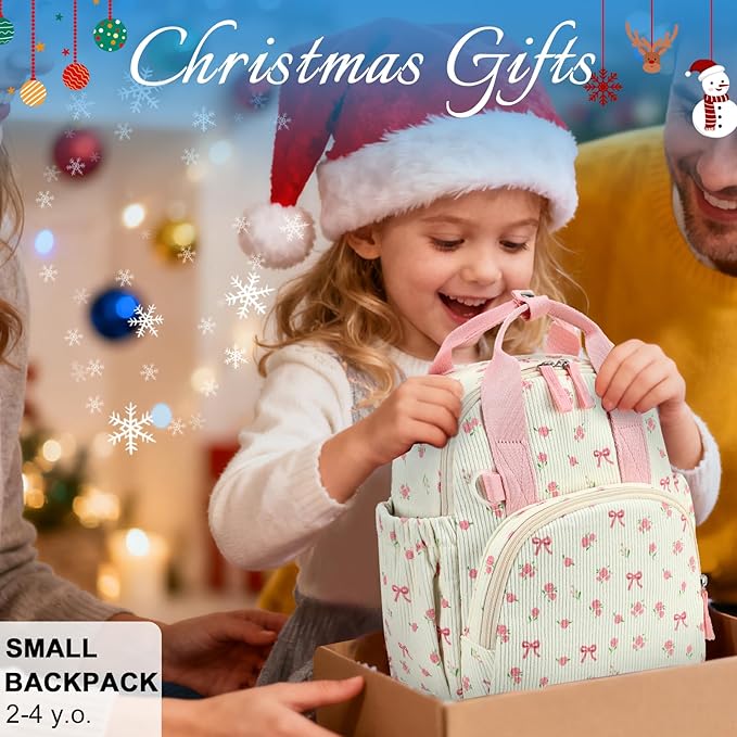 Bluboon Toddler Backpack for Girls Boys 2-4 Cute 12" Preschool Kindergarten Backpacks Kids Daycare Bags School Travel