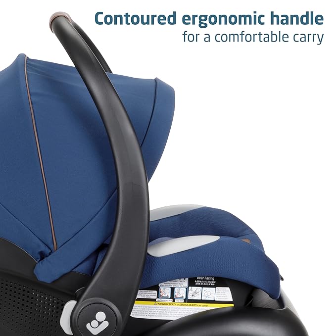 Maxi-Cosi Zelia™ Luxe 5-in-1 Modular - Baby Travel System Car Seat and Stroller, Infant Car Seat and Stroller Combo, Baby Car Seat and Stroller Combo in New Hope Navy