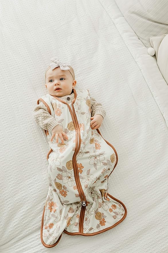 Copper Pearl Sleep Sack: Warm and Cozy Baby Bag in a Variety of Trendy Designs, Safe Alternative to Blankets, Sleeveless Baby Sleep Sack Swaddle Sizes Newborn to 24 Months - Ferra