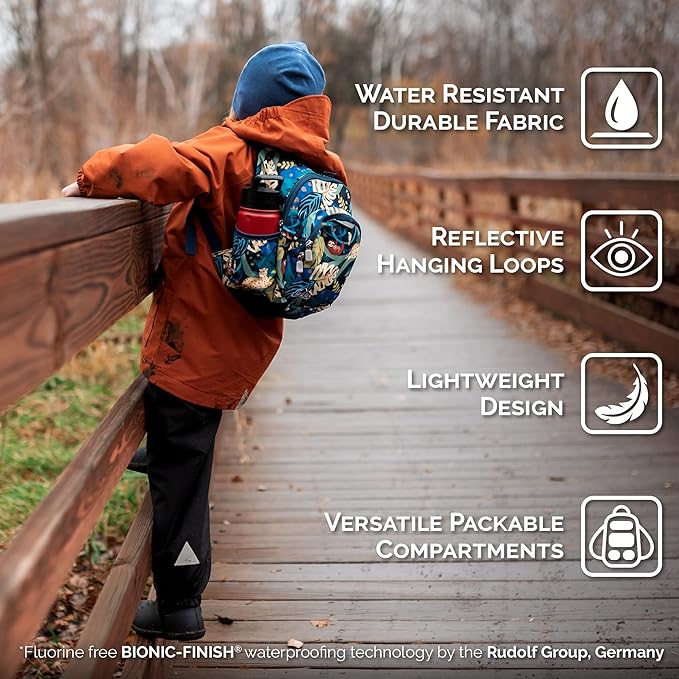 JAN & JUL Little Xplorers Mini Preschool Backpack (Bear Mountain, One Size)