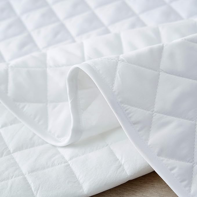 Elif Twin XL Extra Long Size Mattress Protector, Waterproof, Quilted Cover Pad with Elastic Band Straps for Kids, Soft&Comfortable, Breathable, Vinyl Free (Twin XL)