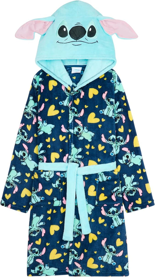 Get Trend Fleece Bathrobe for Girls, Teens, Dressing Gown, Soft Hooded Robe, Cozy Loungewear, Sleepwear Gifts for Girls