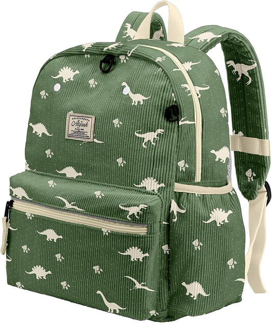 Corduroy Toddler Backpack for Boys 2-5: Kids Preschool Backpacks for Girls -13.5" H Fit Folder