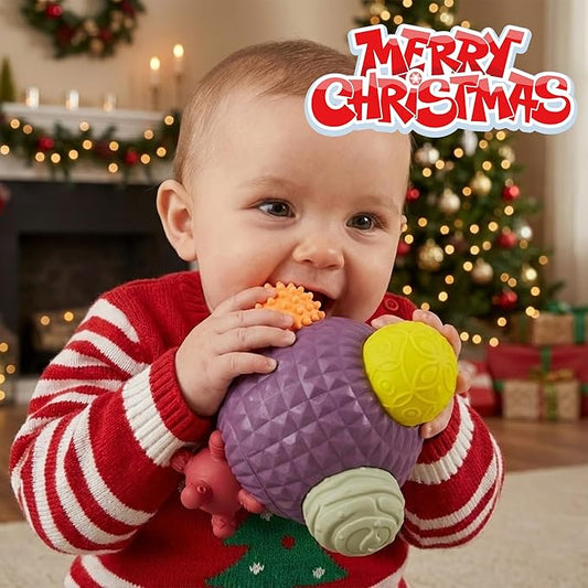 Sensory Balls for Toddlers 1-3, Montessori Toys for Babies 6-12 Months, Easter Baby Toys, Sensory Balls for Easter Basket, BPA Free Teething Gift, Toddler Bath Toys with Multi Textured