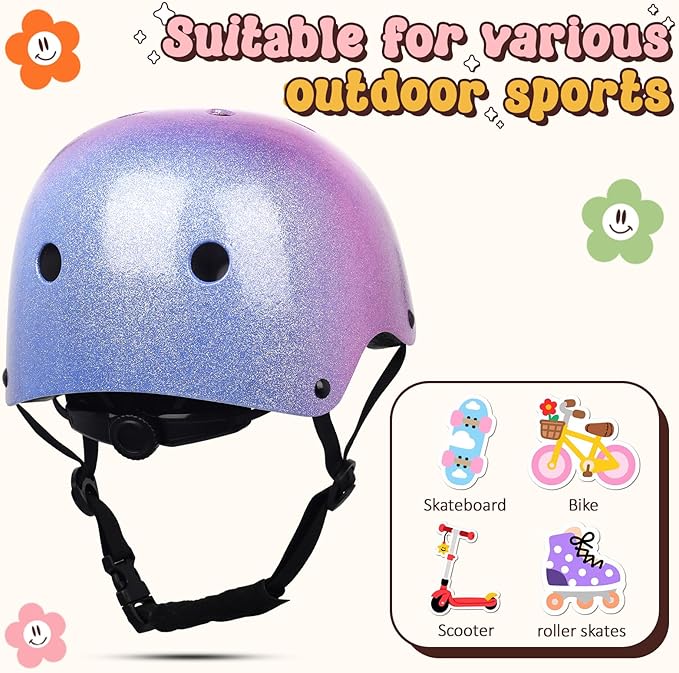 Toddler Kids Bike Helmet,Adjustable for Child Boys Girls,Multi-Sport & Ventilation for Bicycle Scooter Skateboard Skate
