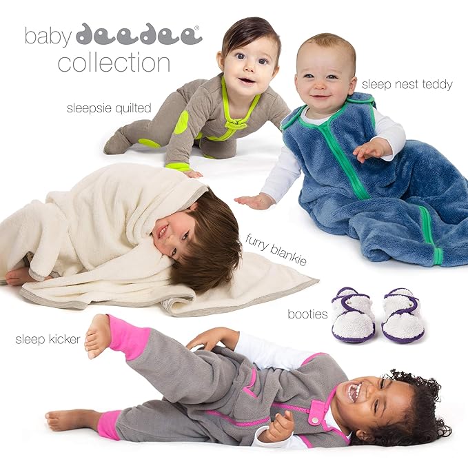 Baby Deedee Sleeping Sack, Baby Wearable Blanket Sleeping Bag, Sleep Nest Tee, Infants and Toddlers, Lucky Trunks, Large (18-36 Months)