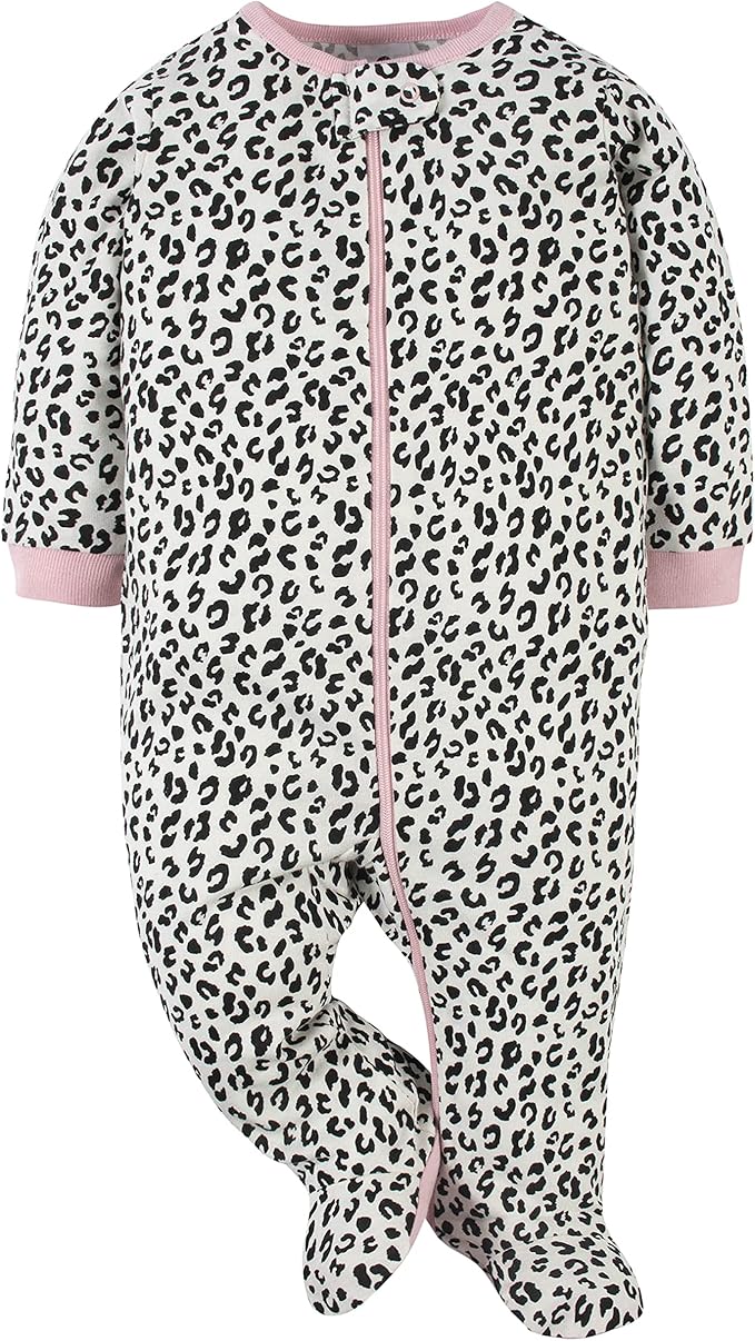 Gerber baby-girls 4 Pack Sleep N' Play Footie