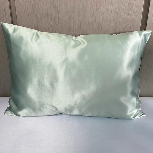 Mulberry Park 19 Momme Silk Pillowcase for Kids & Toddlers - Prevents Bed Head & Frizz, Gentle on Delicate Skin & Hair - Grade 6A Pure Mulberry Silk - 13" x 19" / Goodnight Green