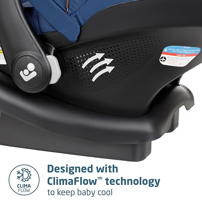 Maxi-Cosi Zelia™ Luxe 5-in-1 Modular - Baby Travel System Car Seat and Stroller, Infant Car Seat and Stroller Combo, Baby Car Seat and Stroller Combo in New Hope Navy