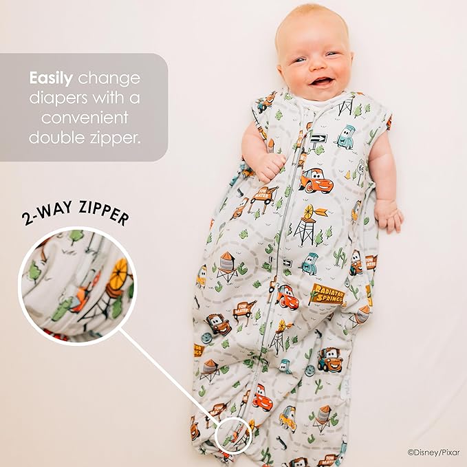 Milk Snob Disney Baby Sleeping Sack, Sleeveless Sleep Bag and Wearable Zip Up Blanket for Girl and Boy, Newborn Infant Shower
