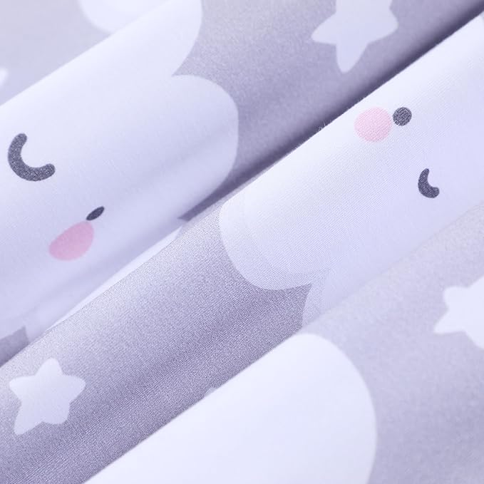 Baby Sleep Sack 2-4 T 95% Rayon from Bamboo 5% Spandex Boys & Girls Wearable Blanket 1.0 TOG Toddler Sleeping Sack 2- Way Zipper X-Large Cloud