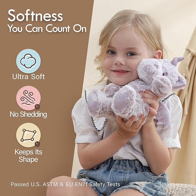 Moonkie Hug & Go Unicorn Toddler Backpack – Soft Plush Bag with Detachable Toy for Girls Aged 2–4 | Perfect for Daycare | Travel & Birthday Gifts for 3-Year-Old Kids