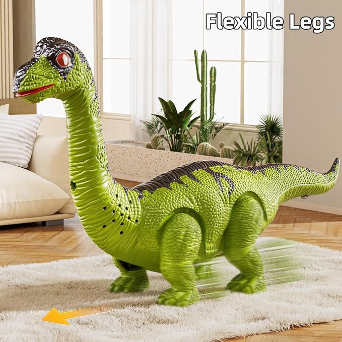 Dinosaur Toys for Kids 3 4 5 6 7 8 Years Old - Electronic Walking Dinosaur Figures for Boys 4-7 5-7, Toddler Boys Toys Set for Kids 3-5 with Sound Light, Birthday Gifts