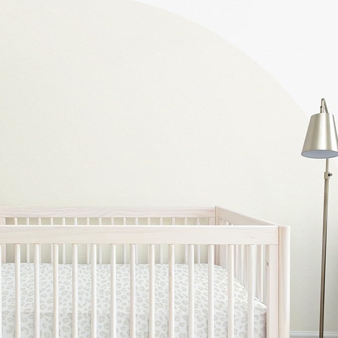 Makemake Organics GOTS Certified Organic Cotton Fitted Crib Sheet Soft Breathable (28"x52", Wild)