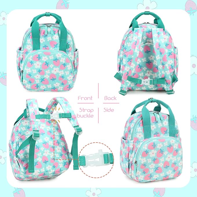 Bluboon Toddler Backpack for Girls Boys 2-4 Cute 12" Preschool Kindergarten Backpacks Kids Daycare Bags School Trave, toddler girl gifts, 2 3 4 Year Old Girl Gifts