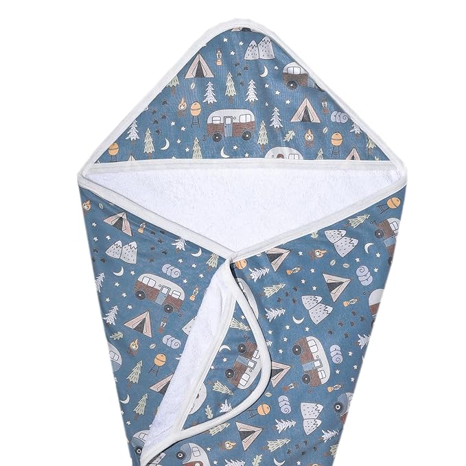 Copper Pearl Hooded Bath Towels Premium Knit/Terry Cloth Baby Towels with Hood, Pockets, and Cool Designs - Great to Gift and Make Bath Time Fun - Baby Bath Towel, Bridger