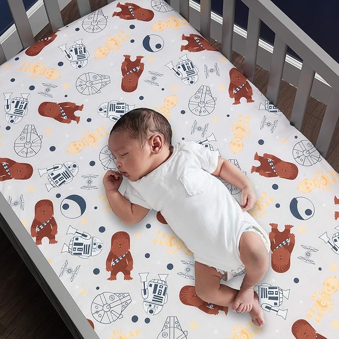 Lambs & Ivy Star Wars Signature Millennium Falcon 3-Piece Baby Crib Bedding Set