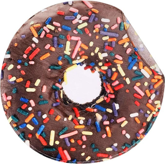 SeaRoomy Donuts Blanket, Wrap Throw Food Blanket, Novelty Funny Flannel Round Blankets Funny Gifts for Teens Boys and Girls