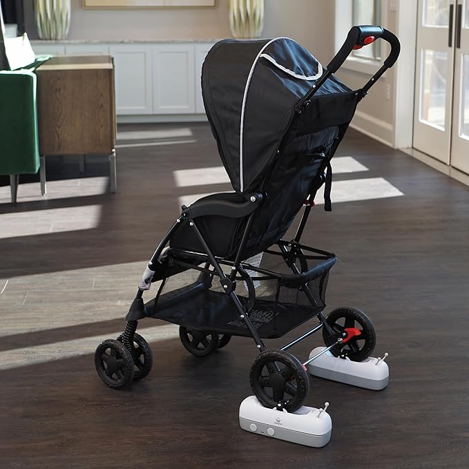 Automatic Stroller Rocker Attachment – Smart Infant Soother for Peaceful Sleep with Remote, Timer, Two Speed Modes, Type-C Rechargeable – No Anxious Vibrations, SwaySo