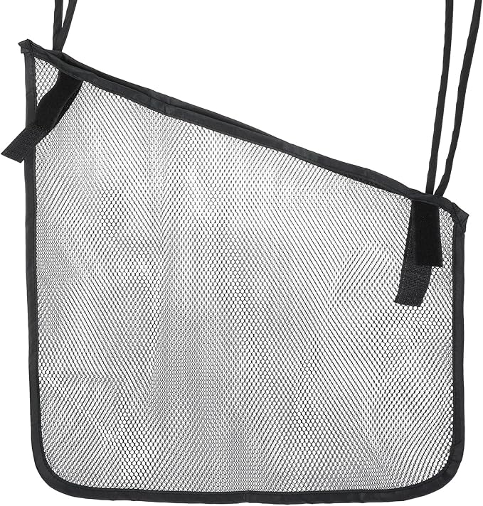 Thinp Side Sling Stroller Organizer, Mesh Stroller Cargo Net Storage Bag Universal Strollers Caddy Bag Accessories Fits for Uppababy, Nuna, MINU, Butterfly (Black)
