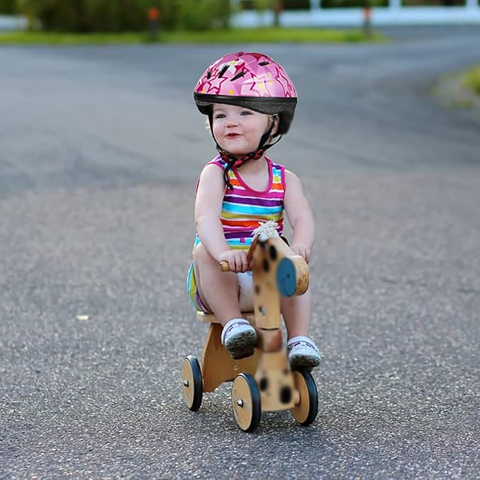 Kids Helmet Adjustable for Kids Ages 3-8 Years Old Boys Girls, Toddler Helmet with Protective Sports Gear Set Knee Elbow Pads Wrist Guards for Cycling Skateboard Scooter