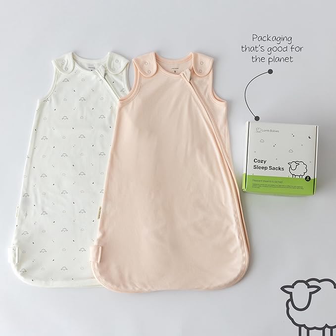 Cozy Cotton Baby Sleep Sack, Ultra-Soft Premium Warm Baby Sleep Sack for Restful Nights, Adorable Patterns