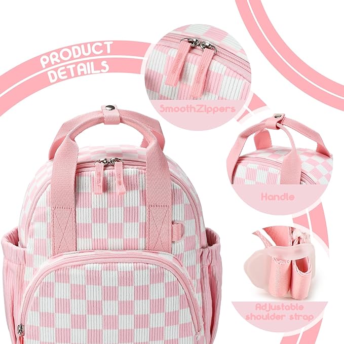 Bluboon Toddler Backpack for Girls Boys 2-4 Cute 12" Preschool Kindergarten Backpacks Kids Daycare Bags School Travel