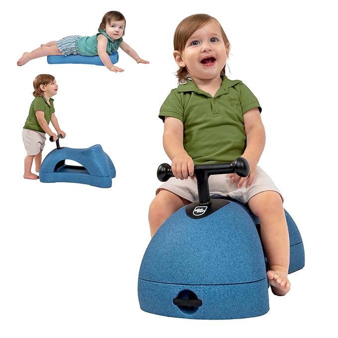 Nuby Boogie Buggy 3-in-1 Scooter for Kids – Walker, Scooter & Caster Board, Lightweight EPP Foam, Waterproof, Indoor & Outdoor Ride-On Toy, Balance & Coordination Development, Blue Boogie Buggy