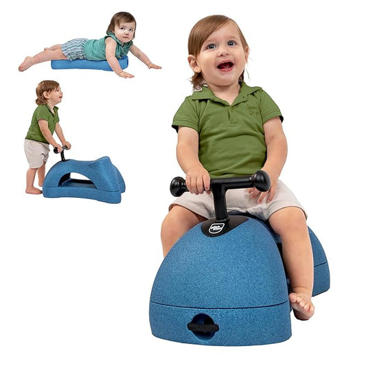 Nuby Boogie Buggy 3-in-1 Scooter for Kids – Walker, Scooter & Caster Board, Lightweight EPP Foam, Waterproof, Indoor & Outdoor Ride-On Toy, Balance & Coordination Development, Blue Boogie Buggy