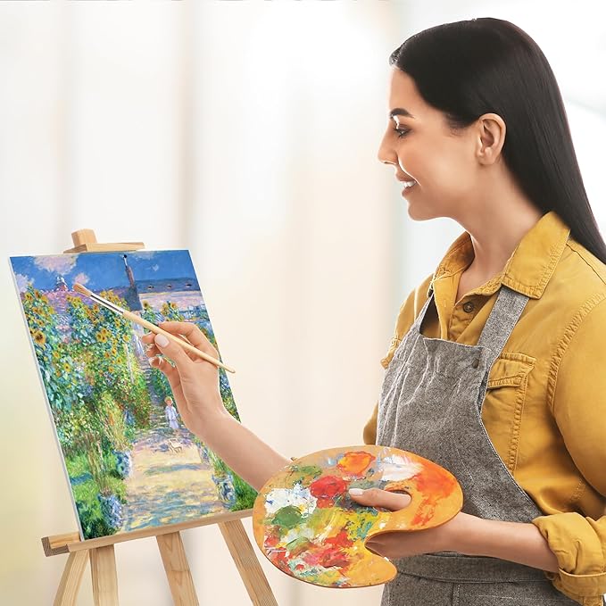 KEFF Canvas for Painting - 12-Pack 8x10 Canvas Value Pack - 100% Cotton Triple Primed Small Canvases for Painting. Mini Canvases Bulk Set for Acrylic, Oil, Watercolor&Tempera - Art Supplies for Adults