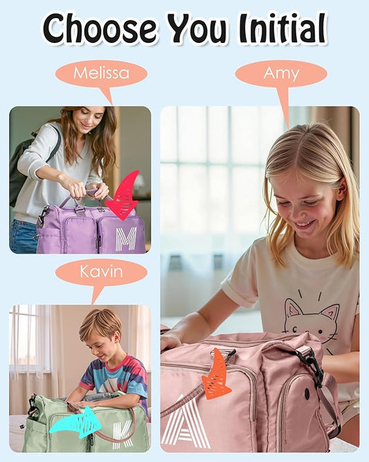 Elilier Graduation Gift 2025, Kids Travel Duffel Bag, Pink Polyester, 5x5x0.75 inches, Gym, Travel, Sports, Weekender, Overnight, Dance, Airline Travel