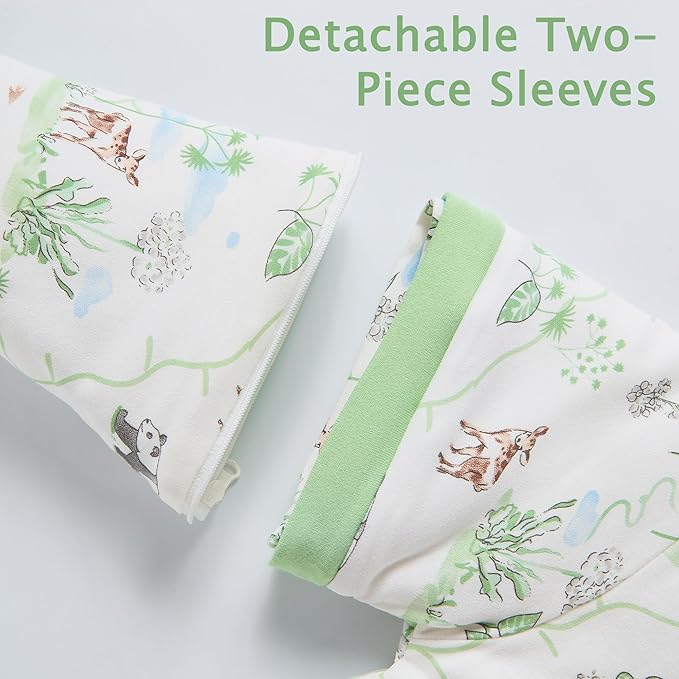 2.5 Tog Winter Sleep Sack with Feet for Baby/Toddler, Sleeping Bag with Legs & Detachable Sleeves