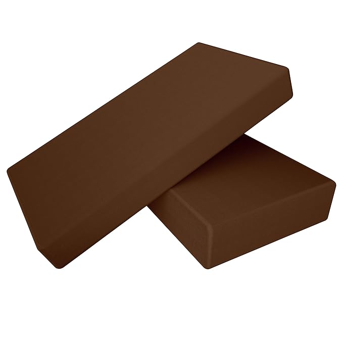 NTBAY 2 Pack 100% Brushed Microfiber Fitted Crib Sheet, Super Soft and Cozy 28x52 Crib Sheet for Standard Crib and Toddler Mattresses, Boys, Girls, Unisex, Brown, 28x52 Inches