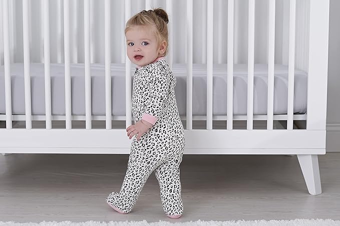 Gerber baby-girls 4 Pack Sleep N' Play Footie