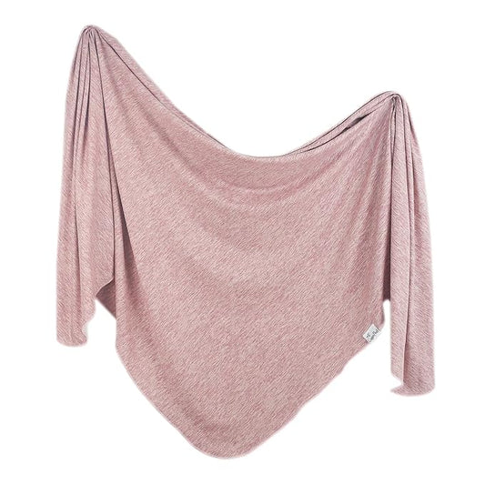 Copper Pearl Baby Swaddle Blanket - Premium Knit Baby Blanket, Large Soft Stretchy Receiving Blankets for Baby Girl, Swaddles for Newborn, Infant, and Toddler (Maeve)