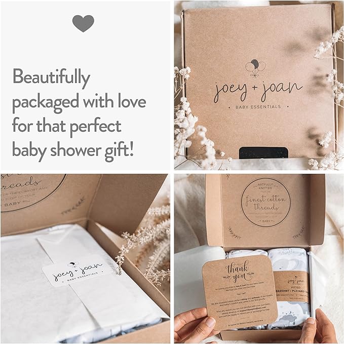 Bassinet Fitted Sheets for Halo Bassinest Swivel Sleeper Mattress – Snuggly Soft 100% Jersey Cotton – 2 Pack – Beige + Rusty Brown – 2 Pack