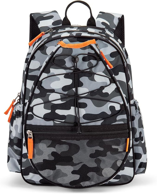 Choco Mocha Kids Tennis Bag Kids Tennis Backpack Youth & Junior Tennis Bag 16 Inch