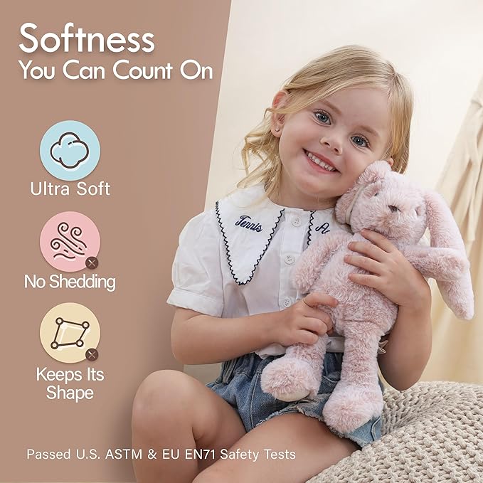 Moonkie Hug & Go™ Reindeer Toddler Backpack – Soft Plush Bag with Take-Along Toy for Kids Aged 2–4 | Ideal for Daycare | Travel & Birthday Gifts
