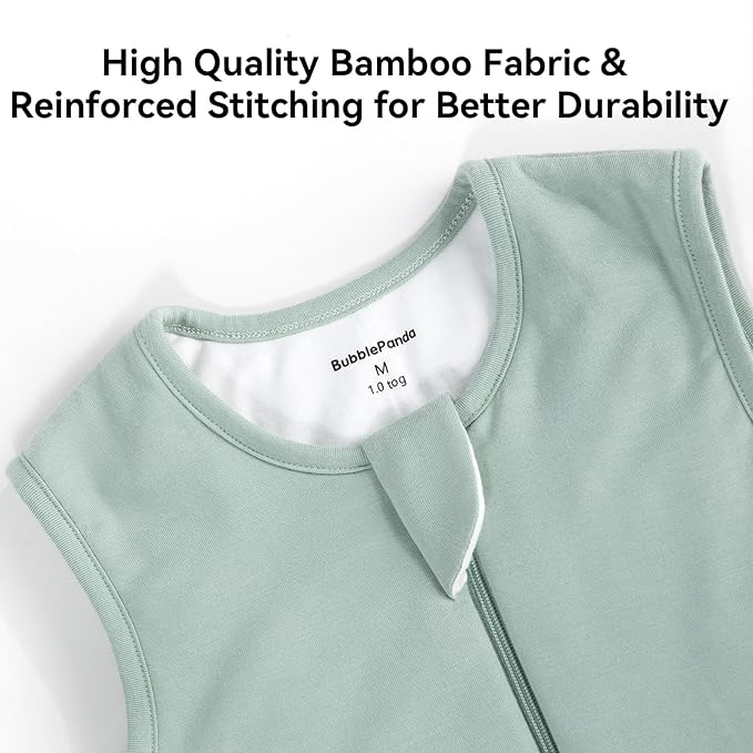 BubblePanda Rayon Made From Bamboo Toddler Sleep Sack with Feet 24-36 Months 2.5 Tog Winter Ultra Soft Warm Baby Sleep Bag Walker 2t-3t Quilted Thick Wearable Blanket with Legs 2-Way Zipper