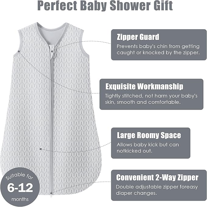 SWEET DOLPHIN Baby Sleep Sack - 100% Cotton